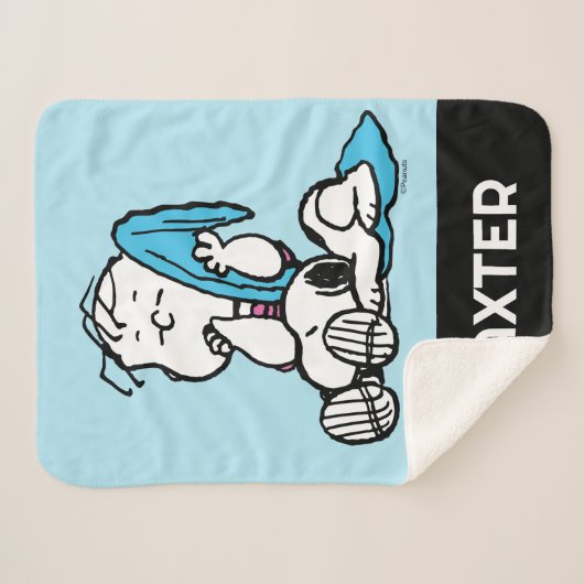 Erdnüsse | Linus & Snoopy Sherpadecke (Vorderseite (Horizontal))