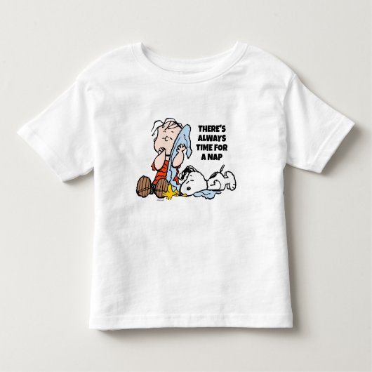 Erdnüsse | Linus, Snoopy und Holz Kleinkind T-shirt (Vorderseite)
