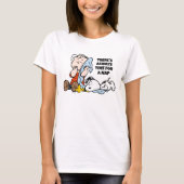 Erdnüsse | Linus, Snoopy und Holz T-Shirt (Vorderseite)