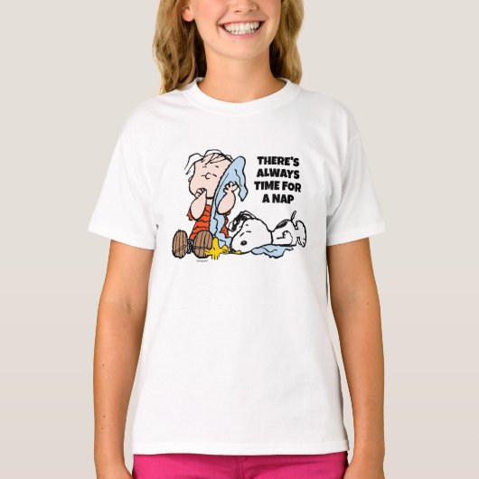 Erdnüsse | Linus, Snoopy und Holz T-Shirt (Vorderseite)