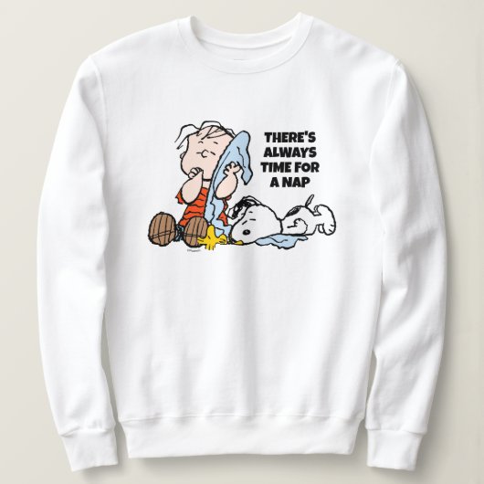 Erdnüsse | Linus, Snoopy und Holzschnitzerei Sweatshirt (Design vorne)