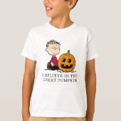 Erdnüsse | Linus und Jack O' Lantern T-Shirt (Vorderseite)