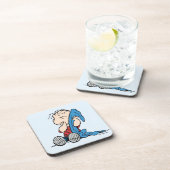 Erdnüsse | Linus und sein Deckblatt Getränkeuntersetzer (Rechte Seite)