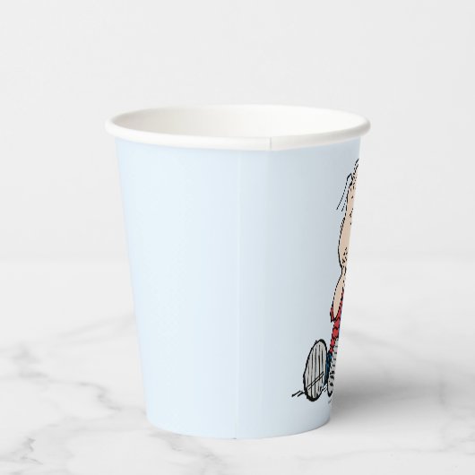 Erdnüsse | Linus und sein Deckblatt Pappbecher (Rechts)