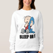 Erdnüsse | Linus und sein Deckblatt Sweatshirt (Vorderseite)