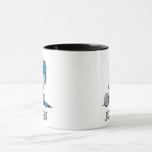 Erdnüsse | Linus und sein Deckblatt Tasse (Zentrum)