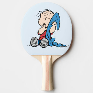 Erdnüsse Linus und sein Deckblatt Tischtennis Schläger