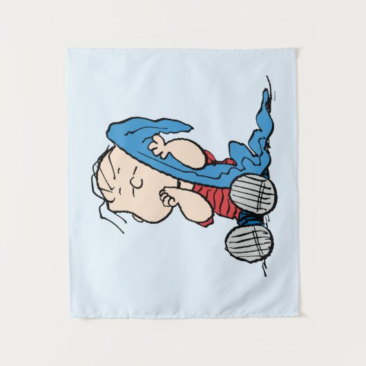 Erdnüsse | Linus und sein Deckblatt Wandteppich (Vorderseite)