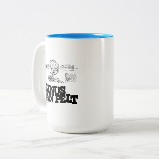 Erdnüsse | Linus Zweifarbige Tasse (Vorderseite Links)