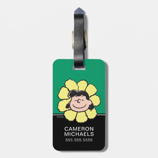 Erdnüsse | Lucy Blume Gepäckanhänger (Rückseite vertikal)