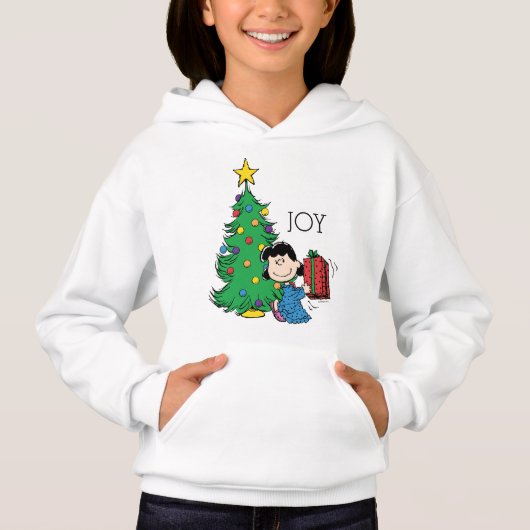 Erdnüsse | Lucy Christmas Tree Hoodie (Vorderseite)