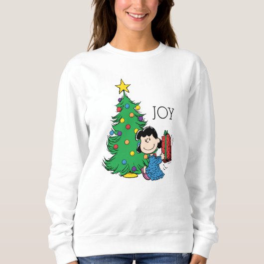 Erdnüsse | Lucy Christmas Tree Sweatshirt (Vorderseite)