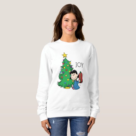 Erdnüsse | Lucy Christmas Tree Sweatshirt (Vorne ganz)