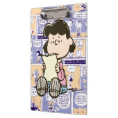 Erdnüsse | Lucy Comic Pattern Klemmbrett (Links)