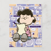 Erdnüsse | Lucy Comic Pattern Postkarte (Vorderseite)