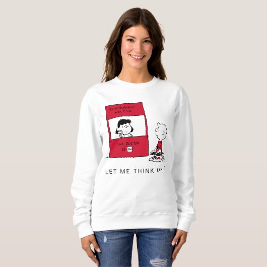 Erdnüsse | Lucy gibt Charlie Brown Rat Sweatshirt (Vorne ganz)