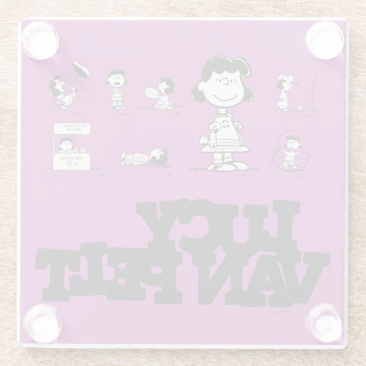 Erdnüsse | Lucy Glasuntersetzer (Rückseite)