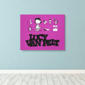 Erdnüsse | Lucy Leinwanddruck (Insitu (Holzboden))