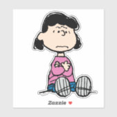 Erdnüsse | Lucy mit überquerten Waffen Aufkleber (Blatt)