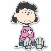 Erdnüsse | Lucy mit überquerten Waffen Aufkleber (Vorderseite)