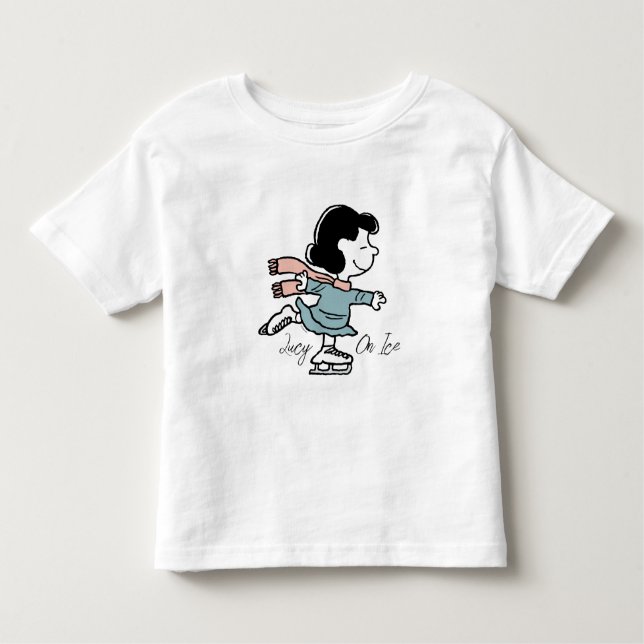 Erdnüsse | Lucy on Ice Kleinkind T-shirt (Vorderseite)