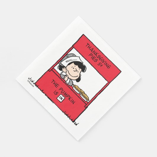 Erdnüsse | Lucy Pilgrim Pie Stand Serviette (Ecke)