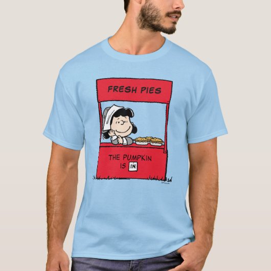 Erdnüsse | Lucy Pilgrim Pie Stand T-Shirt (Vorderseite)
