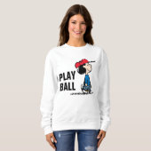 Erdnüsse | Lucy Playing Baseball Sweatshirt (Vorne ganz)