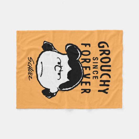 Erdnüsse | Lucy Seit Forever Fleecedecke (Vorderseite (Horizontal))