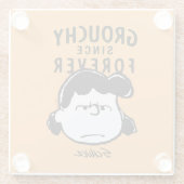 Erdnüsse | Lucy Seit Forever Glasuntersetzer (Rückseite)