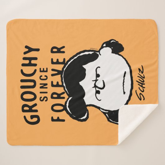 Erdnüsse | Lucy Seit Forever Sherpadecke (Vorderseite (Horizontal))