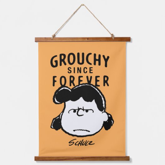 Erdnüsse | Lucy Seit Forever Wandteppich Mit Holzrahmen (Vorderseite)