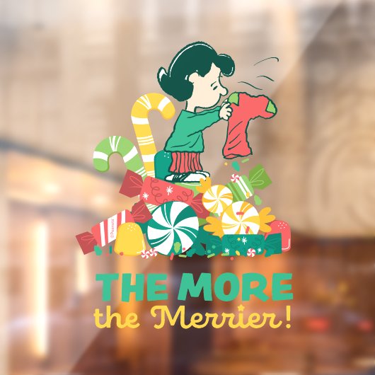 Erdnüsse | Lucy the More the Merrier Fensteraufkleber (Blatt 2)