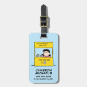 Erdnüsse | Lucy und der Arzt ist in Gepäckanhänger (Vorderseite vertikal)