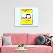 Erdnüsse | Lucy und der Arzt ist in Leinwanddruck (Insitu (Wohnzimmer))
