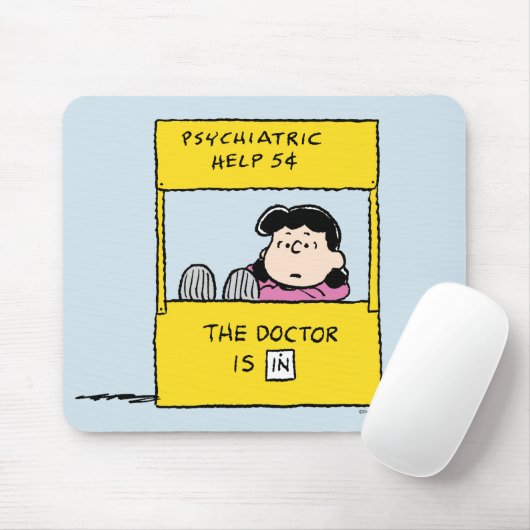 Erdnüsse | Lucy und der Arzt ist in Mousepad (Mit Mouse)