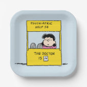 Erdnüsse | Lucy und der Arzt ist in Pappteller (Vorderseite)