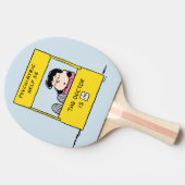 Erdnüsse | Lucy und der Arzt ist in Tischtennis Schläger (Seitenansicht)