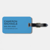 Erdnüsse | Lucy Vibes Gepäckanhänger (Rückseite horizontal)