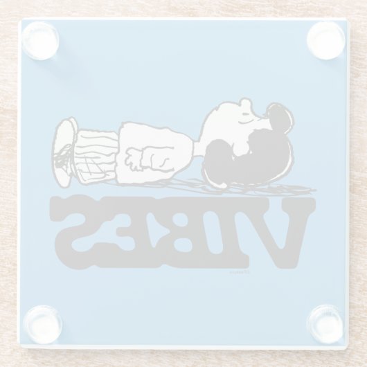 Erdnüsse | Lucy Vibes Glasuntersetzer (Rückseite)