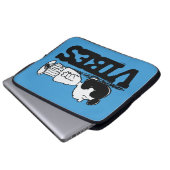 Erdnüsse | Lucy Vibes Laptopschutzhülle (Vorne Knopf)