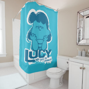 Erdnüsse Lucy Wer sagt, ich bin Crabby? Duschvorhang