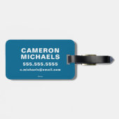 Erdnüsse | Lucy Wer sagt, ich bin Crabby? Gepäckanhänger (Rückseite horizontal)