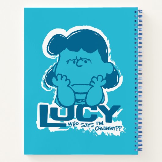 Erdnüsse | Lucy Wer sagt, ich bin Crabby? Notizblock (Rückseite)