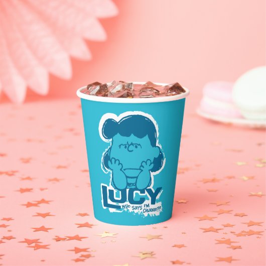 Erdnüsse | Lucy Wer sagt, ich bin Crabby? Pappbecher (Insitu)