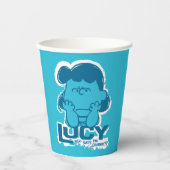 Erdnüsse | Lucy Wer sagt, ich bin Crabby? Pappbecher (Vorderseite)