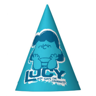 Erdnüsse   Lucy Wer sagt, ich bin Crabby? Partyhütchen