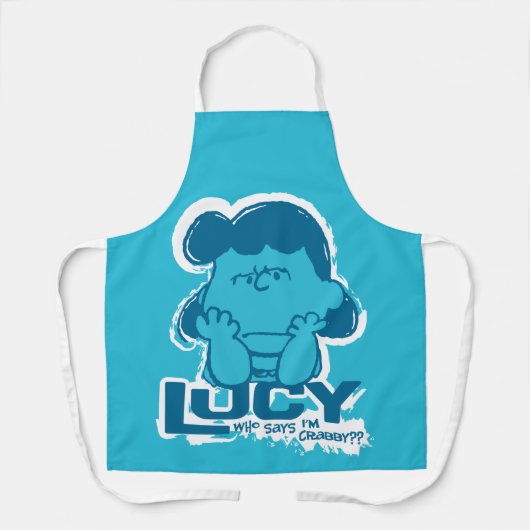 Erdnüsse | Lucy Wer sagt, ich bin Crabby? Schürze (Vorderseite)