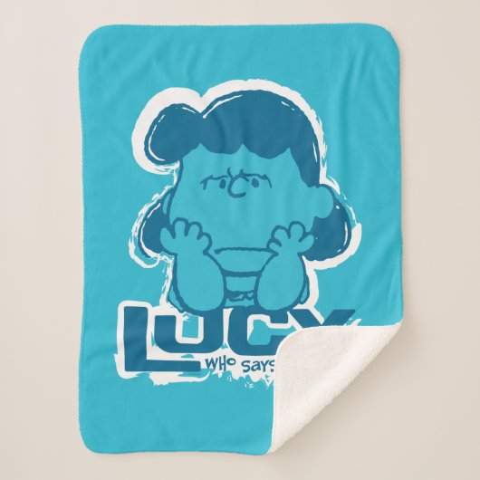 Erdnüsse | Lucy Wer sagt, ich bin Crabby? Sherpadecke (Vorderseite)