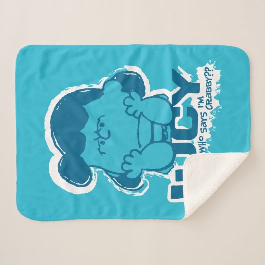 Erdnüsse | Lucy Wer sagt, ich bin Crabby? Sherpadecke (Vorderseite (Horizontal))